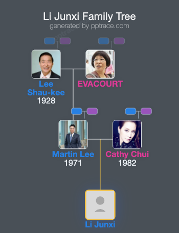 Li Junxi family tree overview