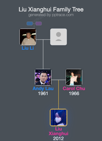 Liu Xianghui family tree overview