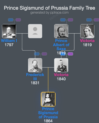 Prince Sigismund Of Prussia family tree overview