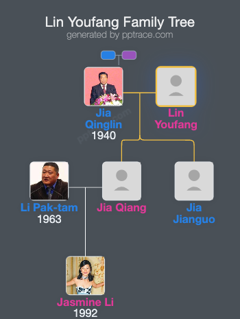 Lin Youfang family tree overview