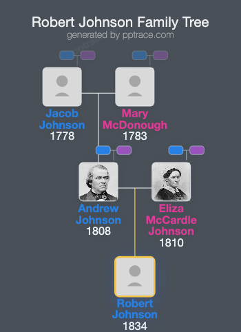 Robert Johnson family tree overview