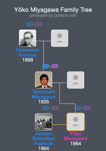 Yōko Miyagawa family tree overview