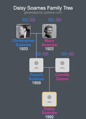 Daisy Soames family tree overview