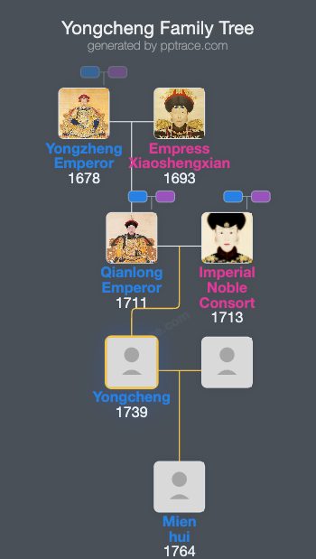 Yongcheng family tree overview