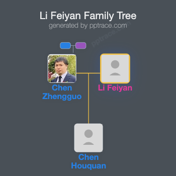 Li Feiyan family tree overview