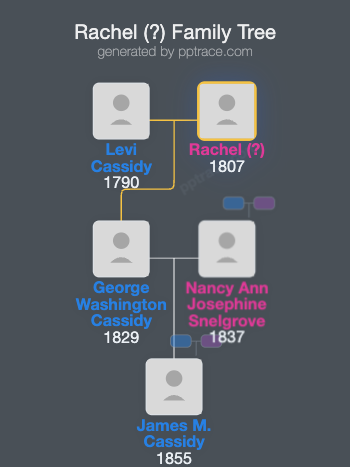 Rachel (?) family tree overview