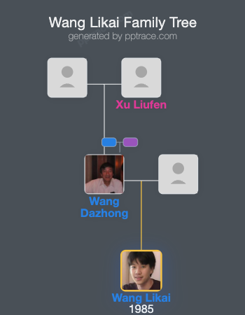 Wang Likai family tree overview