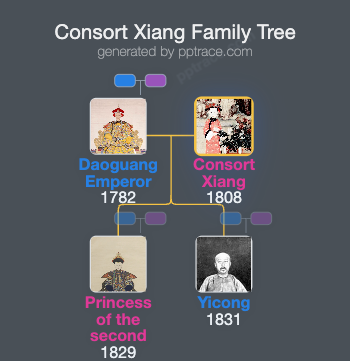 Consort Xiang family tree overview
