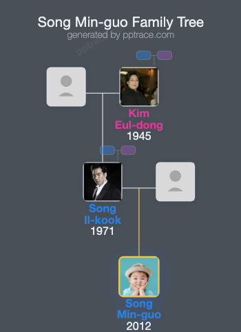 Song Min-guo family tree overview