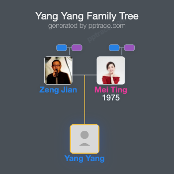 Yang Yang family tree overview