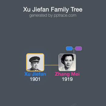 Xu Jiefan family tree overview