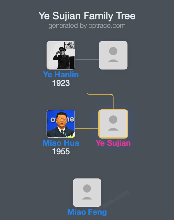 Ye Sujian family tree overview