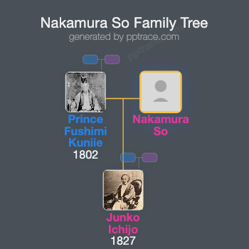 Nakamura So family tree overview
