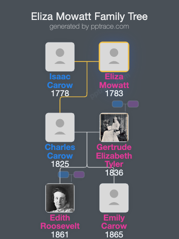 Eliza Mowatt family tree overview