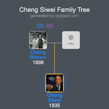 Cheng Siwei family tree overview
