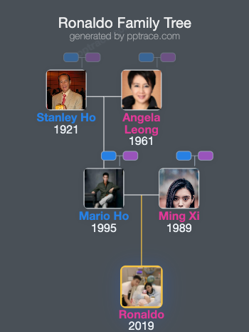 Ronaldo family tree overview