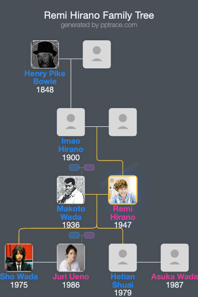 Remi Hirano family tree overview