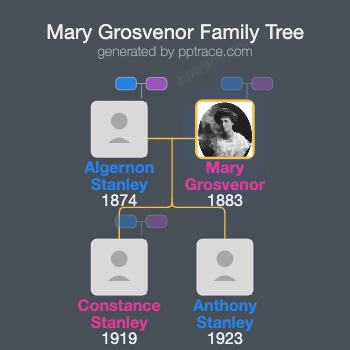 Mary Grosvenor family tree overview