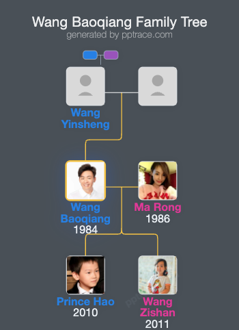 Wang Baoqiang family tree overview