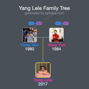 Yang Lele family tree overview