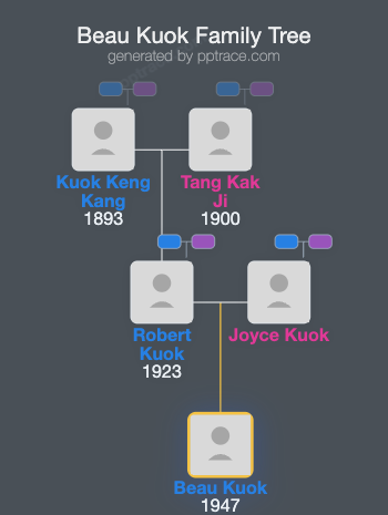 Beau Kuok family tree overview