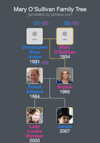 Mary O'Sullivan family tree overview