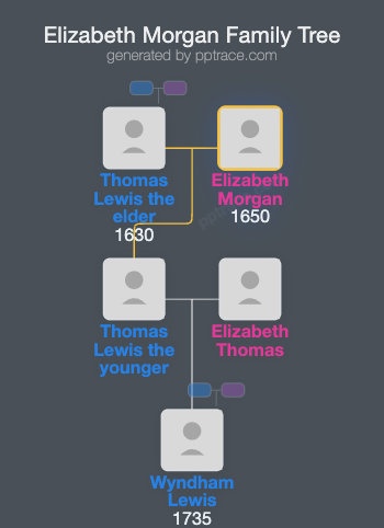 Elizabeth Morgan family tree overview