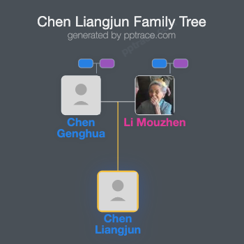 Chen Liangjun family tree overview