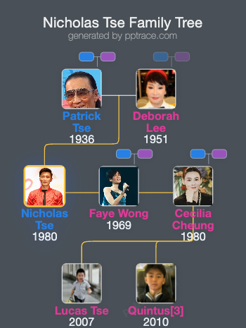 Nicholas Tse family tree overview