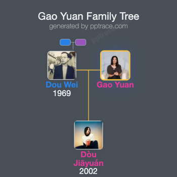 Gao Yuan family tree overview