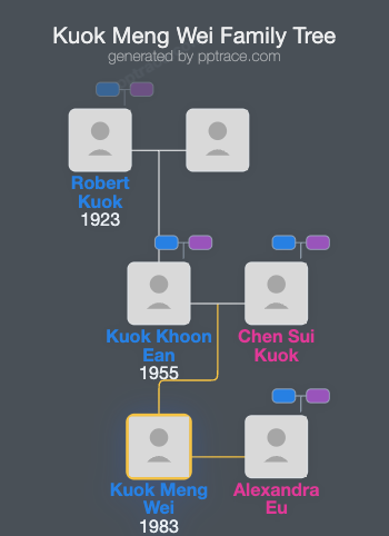 Kuok Meng Wei family tree overview
