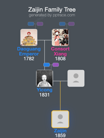 Zaijin family tree overview