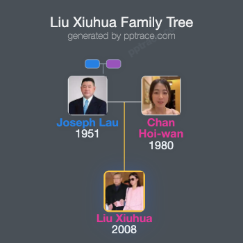 Liu Xiuhua family tree overview