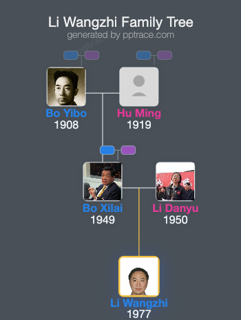 Li Wangzhi family tree overview