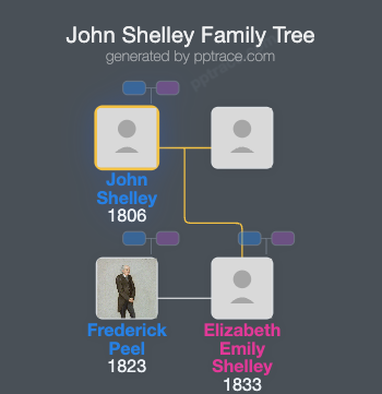 John Shelley family tree overview