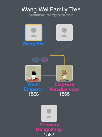 Wang Wei family tree overview