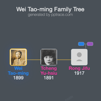 Wei Tao-ming family tree overview