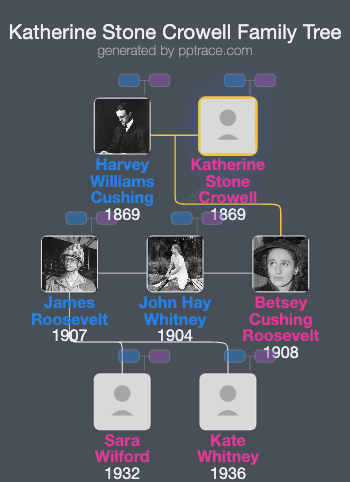 Katherine Stone Crowell family tree overview