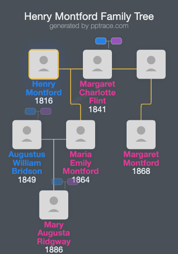 Henry Montford family tree overview