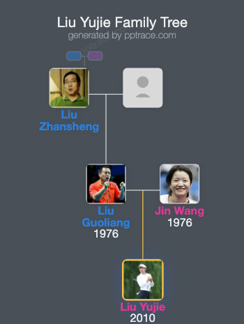 Liu Yujie family tree overview