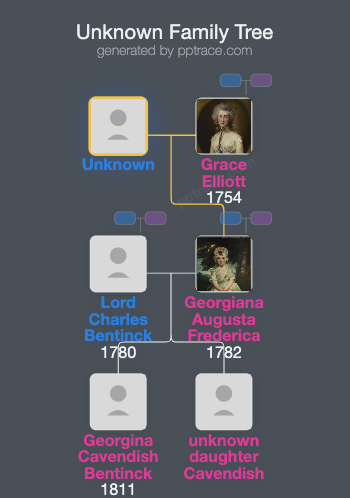 Unknown family tree overview