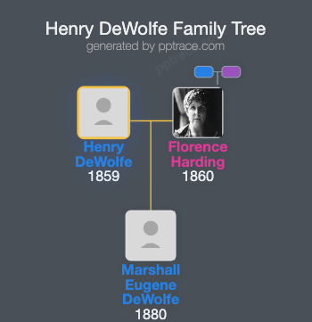 Henry DeWolfe family tree overview