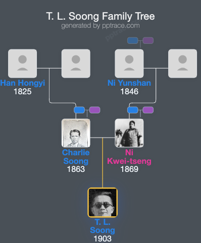 T. L. Soong family tree overview