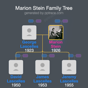 Marion Stein family tree overview