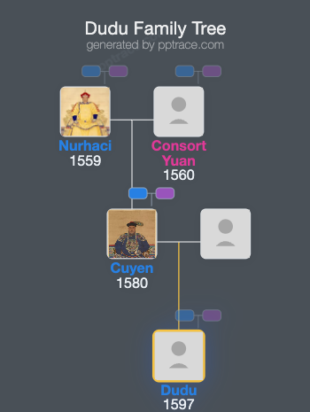 Dudu family tree overview