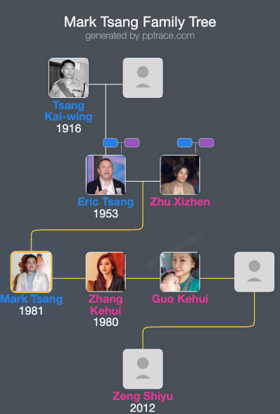 Mark Tsang family tree overview