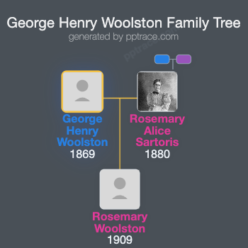 George Henry Woolston family tree overview