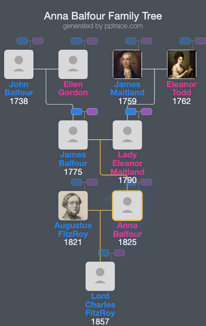 Anna Balfour family tree overview