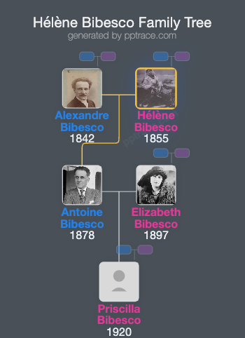 Hélène Bibesco family tree overview