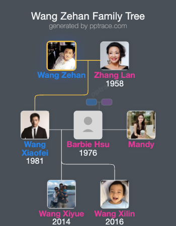 Wang Zehan family tree overview